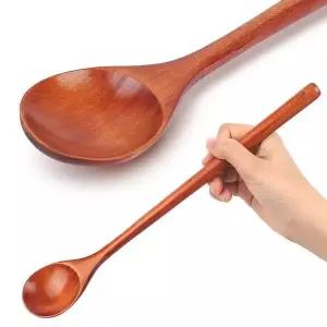 [콩심팥심]원목 긴스푼 커피용 롱스푼 나무 스푼 티스푼 주방용 수저