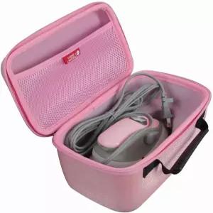 올리소 M2 / M3Pro 미니 프로젝트 스팀 다리미용 에르미셸 하드 트래블 케이스 (핑크)