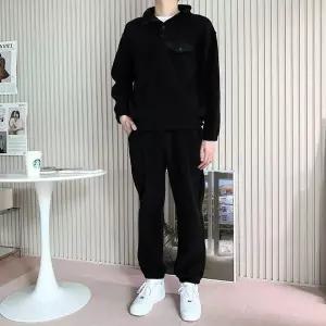 스냅풀오버 조거 남자 캠크루 SD 241128M 세트 코디세