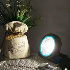 coms RZS959O3 원형 램프 자석 스탠드거치 AAAx3 COB LED 타입