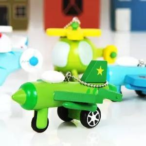 우드 ELN055Q6 비행기 6개세트 원목 테이블 장식소품 미니어쳐