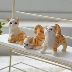 귀요미 IAA282G0 고양이 3종 세트 테이블 선반 소품 장식