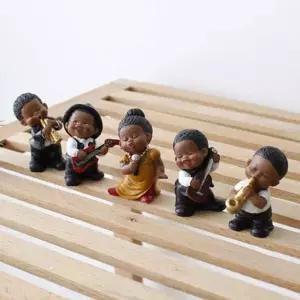 재즈밴드 SQN252H0 장식 인형 5종 거실 까페 인테리어 장식품