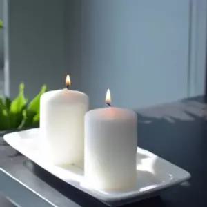 이케아 TUP879V8 내추럴 양초 8cm 4P 인테리어초 이벤트촛불