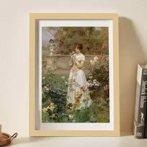 A4 BMG144W6 사이즈 상장 우드 액자(베이지)