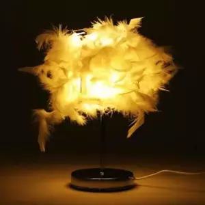 인테리어스탠드 LNY167W5 깃털 무드등화이트USB LED