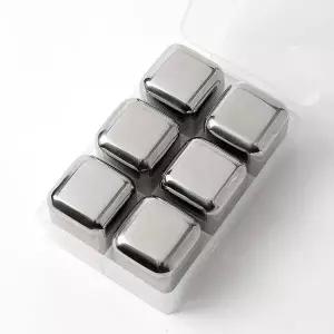 사각 아이스큐브 스텐 얼음 6p세트 아이스볼