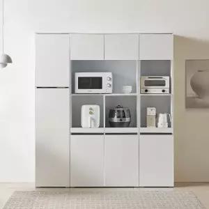 [바로방 가구]스토어 1600 냉장고장 렌지수납장 세트 400 800렌지대 400틈새장