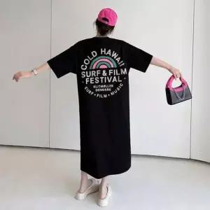 [라일리여성의류] Rly 하와이 오버사이즈숏티 미니드레스 시즌