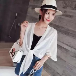 [라일리여성의류] Rly 여름데일리룩 볼레로 비치웨어 비치가디건 여름휴