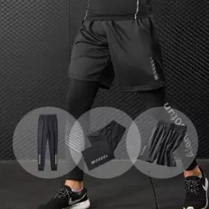 남자 츄리닝 3종세트 헬스 짐웨어 5부 반바지 7부 9부 트레이닝 바지