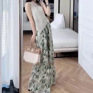 좋은 품질 호텔로비룩 멋진여자바지 냉감와이드바지 시원한