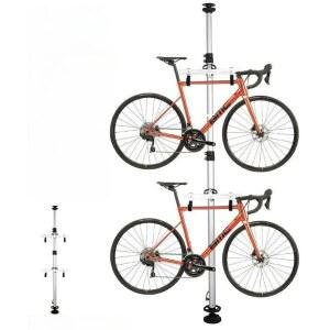 자전거거치대 2단 전시대 사이클 받침대 선반 저항기 주차 수직형 보관소 벽걸이 주차대