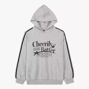 [롯데백화점]더데이걸즈 소매 두줄 박시 후드티셔츠TGMH26103