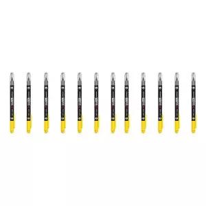 컴퓨터용 사인펜 12P세트 0.5mm 마킹펜 모나미 양면펜