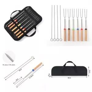 [골드스마일]마시멜로 떡 바베큐 스틱 10p세트 꼬치 구이 캠핑용