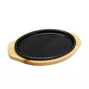 스테이크판 콘치즈팬 주물팬 벌크 4호 맥반석 무쇠팬