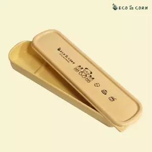 [골드스마일]옥수수 소 유아 수저통 f에코인콘 수저집 수저케이스