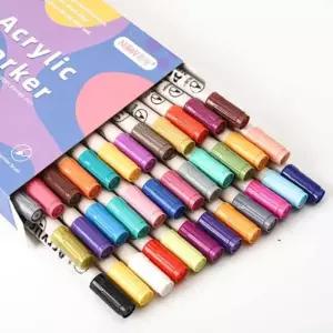 미술 펜 색칠 꾸미기 아크릴 마커 1세트 마카펜 36색