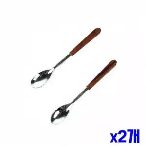 [골드스마일]WL 심플 우드 티스푼 2P 10세트 x2개 디저트스푼