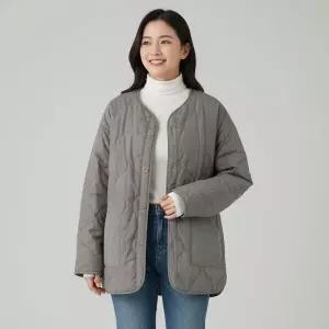 [하프클럽/]프렌 퀼팅 코듀로이 자켓_RE4JP072