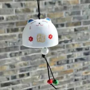 도자기 ATH029I5 인기 복고양이 풍경 현관 감성 도어벨 집들이