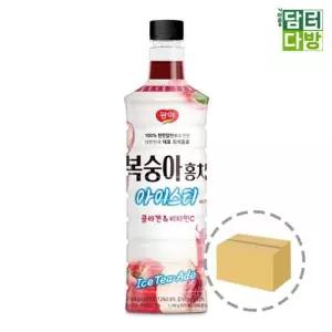광야식품 복숭아홍차 베이스 970ml 15개입