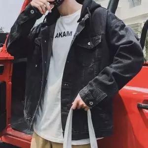 루즈핏 남성 데님 자켓 트러커 남성 청 자켓 데일리 간절기