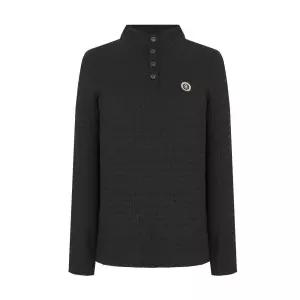 [크로커다일레이디]엠보 자가드소재 반오픈 티셔츠 CLDFTS205_US