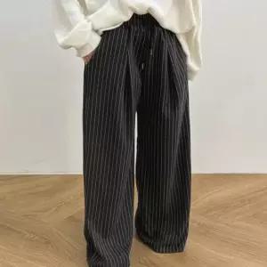 아이우먼 편한흰색세로줄팬츠 GBV995M601 빅사이즈  44889172)