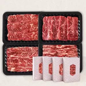 [케이미트] 소고기 감동세트 5호 1.6kg (부채살500g+갈비살500g+살치살300g+진갈비300g)