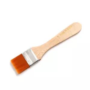 백붓 5호 평붓 니스 페인트 납작 인조모 연습용