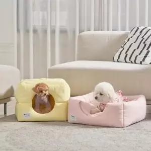소형펫용 파스텔톤 다용도 방석겸 하우스 A919517