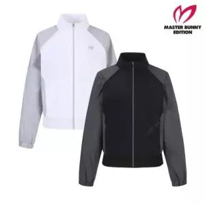 MASTER BUNNY 여성 방풍 믹스 트리코트 집업 점퍼 21-E1JP291