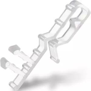 밸런스용 블라인드 클립 2인치 히든 채널 윈도우 밸런스 투명 플라스틱 교체 액세서리 수평 목재