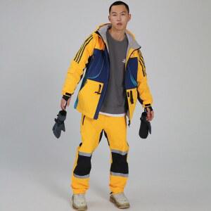 2025 야외 겨울 보드 남성 여성 방수 스키 크로스 SUITS 의류 TRA 스노우 스포츠 컨트리 모빌 세트 스노