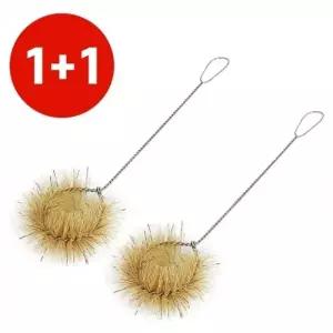 ( )국산 컵솔 1+1 텀블러 병솔 잔솔 유리컵세척 컵수세미