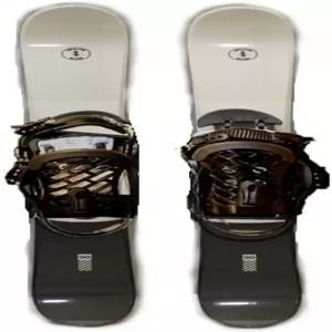 주마 TXT90 스노보드 바인딩 세트 90cm 숏스키 미니 인라인 스키 플레이트 스키장비 스포츠용 카빙 스타일