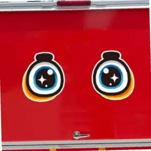 졸음 방지 차량 스티커 왕눈이 디자인 트럭 210x236mm 안전 운전