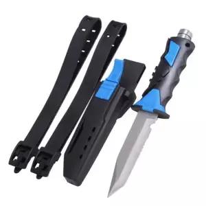 수중칼 다이버칼 스쿠버 해루질 440C PRO580 블루 수중칼 다이버칼 잠수부칼