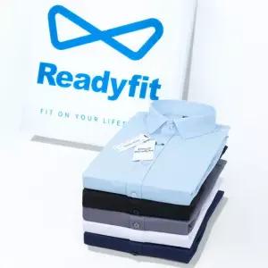 레디핏 남자 사방스판 구김없는 링클프리 블랙 네이비 그레이 긴팔 반팔 와이셔츠