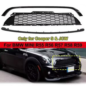 BMW 미니 R55 R56 R57 R58 R59 Cooper S & JCW 전호환용 교체호환용 범퍼 허니콤 그릴 트림 스트립 자동차