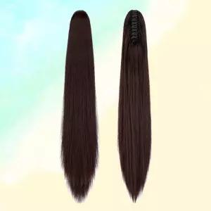 고품질 집게형 헤어피스 포니테일 가발 여성용 부분가발 (WFKFFR4)