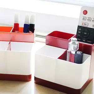 [꾸꾸까까]빅드림 마이다스 4칸 다용도 꽂이 책상 오거나이저 정리함 연필꽂이