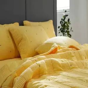 싱글이불 침구이불세트 스프레드 싱글 세트 옐로우