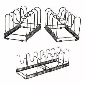 길이 HWS805P0 조절 후라이팬 냄비 다용도 주방기구 정리대 랙