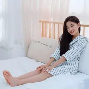 유아용 후드 샤워가운 세트 스트라이프 디자인 목욕용품 송월 스누피