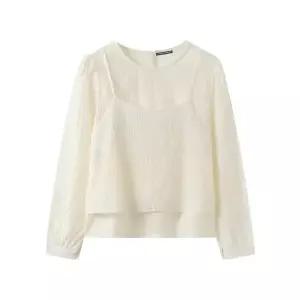 [미니멈][미니멈 에브리데이]링클 시어 블라우스 뷔스티에 세트 (EC1BA005D)