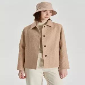 닥스 여성 26SS 베이지 DD로고 자카드 자켓 DLJA6B203I2