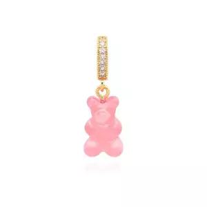 [신세계라이브쇼핑]크리스탈헤이즈 노스텔지아 베어 파베 버블검 골드 펜던트 참